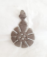 Load image into Gallery viewer, Antique Silver Ethiopian pendant Amulet pendant,Genuine old neckcross ,Good silver,Boho jewelry, Ethiopian jewelry