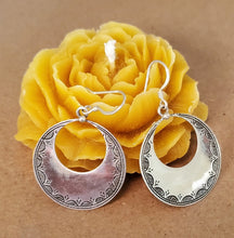 Load image into Gallery viewer, Traditional Old Silver Tuareg hoop earrings Ethnic Tribal,Ethnic Jewelry,sliver Earrings,Dangle & Drop Earrings,Tribal Jewelry,