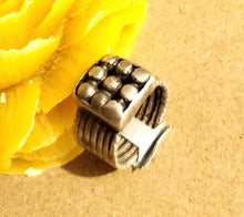 Load image into Gallery viewer, Antique Silver Ethiopian Wedding Ring size 5 tribal jewelry Hand Crafted ,Silver,Ethnic Jewelry,Tribal Jewelry