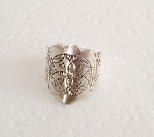 Load image into Gallery viewer, Moroccan Hand Made sterling silver 925 Berber Ring size 7.5,Ethnic Rings ,Tribal Jewelry, Moroccan Rings, Berber Jewelry