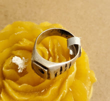 Load image into Gallery viewer, Antique Silver Ethiopian Wedding Ring size 10.5 tribal jewelry Hand Crafted, Silver, Ethnic Jewelry, Tribal Jewelry