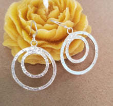 Load image into Gallery viewer, Traditional Old Silver Tuareg hoop earrings Ethnic Tribal,Ethnic Jewelry,sliver Earrings,Dangle & Drop Earrings,Tribal Jewelry,