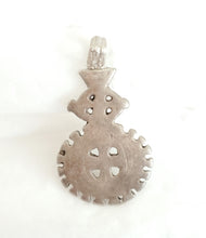 Load image into Gallery viewer, Antique Unique Ethiopian Christian silver pendant,Christian silver,Antique Pendant, Ethnic Tribal,Handmade,Ethiopian Jewelry
