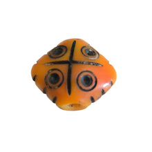 Load image into Gallery viewer, Antique Moroccan 1 Simulated AMBER bead Phenolic resin Antiqued Amber Resin Bead