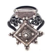 Load image into Gallery viewer, Antique Moroccan Silver Berber Cross Pendant Ethnic Tribal, Hand Crafted Silver, Pendants Necklace, Ethnic Jewelry, Tribal Jewelry