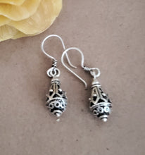 Load image into Gallery viewer, Traditional Old Silver Tuareg hoop earrings Ethnic Tribal,Ethnic Jewelry,sliver Earrings,Dangle & Drop Earrings,Tribal Jewelry,
