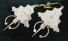 Load image into Gallery viewer, Antique Big Amazigh Berber silver fibulas, Sous, Morocco, old ethnic brooch,jewelry, berber enamel jewelry,African Jewelry,Charm Pendant,