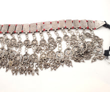 Load image into Gallery viewer, Antique Yemen Bawsani coral Silver granulated Dangled Beads Necklace circa 1910s