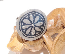 Load image into Gallery viewer, Moroccan Hand Made enamel sterling silver 925 Berber Ring size 7, Ethnic Rings, Tribal Jewelry, Moroccan Rings, Berber Jewelry