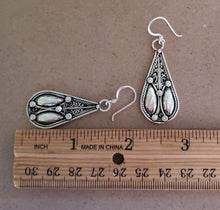 Load image into Gallery viewer, Traditional Old Silver Tuareg hoop earrings Ethnic Tribal,Ethnic Jewelry,sliver Earrings,Dangle & Drop Earrings,Tribal Jewelry,