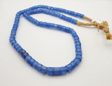 Load image into Gallery viewer, Rare Long Strands of Antique Bohemian Russian Blues Beads from ,late 19th centuries ,African Trade Beads