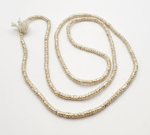 Load image into Gallery viewer, Ethiopian strand of Heishi Silver Beads Hand-Crafted, Silver-Plated Beads, Ethnic Jewelry, Tribal Jewelry,