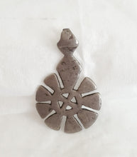 Load image into Gallery viewer, Antique Silver Ethiopian pendant Amulet pendant,Genuine old neckcross ,Good silver,Boho jewelry, Ethiopian jewelry