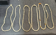 Load image into Gallery viewer, Antique Ethiopian 4 strand of silver Heishi Anklet 1930s ,collectible silver,Ethnic silver Beads ,Jewelry Supplies Beads