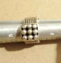 Load image into Gallery viewer, Antique Silver Ethiopian Wedding Ring size 5 tribal jewelry Hand Crafted ,Silver,Ethnic Jewelry,Tribal Jewelry