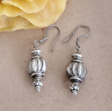 Load image into Gallery viewer, Traditional Old Silver Tuareg hoop earrings Ethnic Tribal,Ethnic Jewelry,sliver Earrings,Dangle & Drop Earrings,Tribal Jewelry,