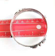 Load image into Gallery viewer, Moroccan red coral Bangle silver Bracelet 925 silver, ethnic tribal jewelry,tribal Moroccan bracelets, ethnic jewelry