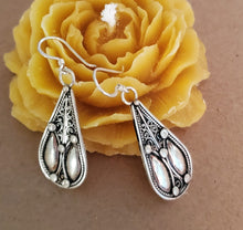 Load image into Gallery viewer, Traditional Old Silver Tuareg hoop earrings Ethnic Tribal,Ethnic Jewelry,sliver Earrings,Dangle & Drop Earrings,Tribal Jewelry,