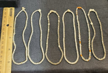 Load image into Gallery viewer, Antique Ethiopian 4 strand of silver Heishi Anklet 1930s ,collectible silver,Ethnic silver Beads ,Jewelry Supplies Beads