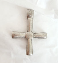 Load image into Gallery viewer, Antique Ethiopian Christian silver cross pendant,Amulet pendant,Genuine old neckcross,Good silver,Boho jewelry