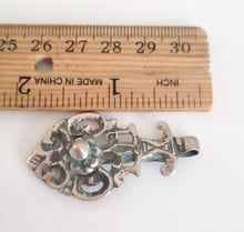 Load image into Gallery viewer, Moroccan Berber Old traditional silver pendant, Berber Talisman, Berber Jewelry, African Jewelry, Moroccan Jewelry, Berber Ethnic,