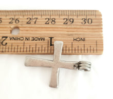 Load image into Gallery viewer, Antique Ethiopian Christian silver cross pendant,Amulet pendant,Genuine old neckcross,Good silver,Boho jewelry