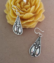 Load image into Gallery viewer, Traditional Old Silver Tuareg hoop earrings Ethnic Tribal,Ethnic Jewelry,sliver Earrings,Dangle & Drop Earrings,Tribal Jewelry,