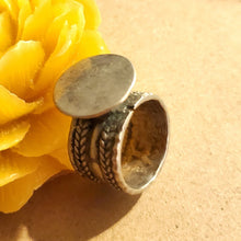 Load image into Gallery viewer, Antique Silver Ethiopian Ring size 8 tribal jewelry Hand Crafted ,Silver,Ethnic Jewelry,Tribal Jewelry