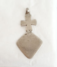 Load image into Gallery viewer, Unique Ethiopian Christian Old 925 silver pendant, Christian Pendant, Ethnic Tribal,Handmade,Ethiopian Jewelry