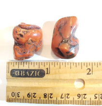Load image into Gallery viewer, Antique Berber Red Coral Beads: Natural Branch, Morocco (13gr)