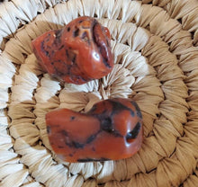 Load image into Gallery viewer, Antique Berber Red Coral Beads: Natural Branch, Morocco (13gr)