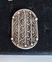 Load image into Gallery viewer, Moroccan Hand Made enamel sterling silver 925 Berber Ring size 8.5, Ethnic Rings, Tribal Jewelry, Moroccan Rings, Berber Jewelry