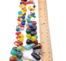 Load image into Gallery viewer, Antique African Wedding Beads: Mali Bohemian Mixed Strand, 24"