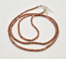 Load image into Gallery viewer, Ethiopian copper strand of Heishi Brass Beads