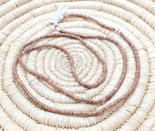 Load image into Gallery viewer, Ethiopian copper strand of Heishi Brass Beads