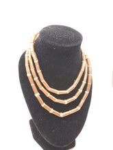Load image into Gallery viewer, Ethiopian copper strand of Heishi Brass Beads