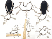 Load image into Gallery viewer, Handmade Sterling Silver Tuareg Necklace: Berber Jewelry, 1960s Beads