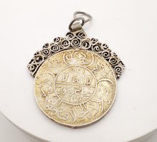 Load image into Gallery viewer, Antique Yemen Rare silver coin traditional Pendant, Hand Crafted Silver,Pendants Necklace,coin Jewelry,Tribal Jewelry