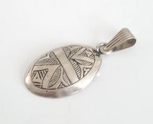 Load image into Gallery viewer, Berber Sahara 925 Silver Pendant: Moroccan Ethnic Tribal Talisman