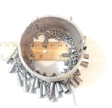 Load image into Gallery viewer, Antique Ethiopian Silver Cuff Bracelet: Tribal Boho Jewelry