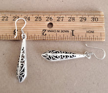 Load image into Gallery viewer, Moroccan Berber Sterling Silver Dangle Earrings: 925 Silver Jewelry
