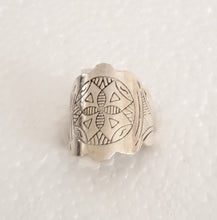 Load image into Gallery viewer, Moroccan Berber Ring: Handmade Sterling Silver Ethnic Jewelry, Size 7