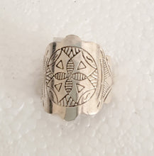 Load image into Gallery viewer, Moroccan Berber Ring: Handmade Sterling Silver Ethnic Jewelry, Size 7