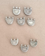 Load image into Gallery viewer, 1 Old Ethiopian Telsum Silver Phallic Pendants beads, Ethiopian Beads, Hand Crafted, Ethiopian Telsum,african Silver, Ethiopian jewelry