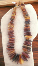 Load image into Gallery viewer, Large Baltic Amber Necklace: Natural Stone Tribal Jewelry, 22''