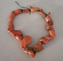 Load image into Gallery viewer, Antique Berber Red Coral Beads: Natural Branch, Morocco (80gr)