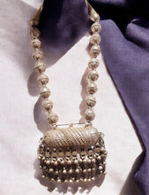 Load image into Gallery viewer, Antique Bedouin Tribal Yemeni Silver Necklace, Circa 1930s
