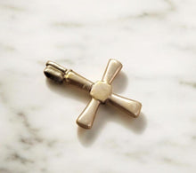 Load image into Gallery viewer, Antique Ethiopian Silver Cross Pendant: Boho Amulet Jewelry