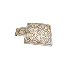 Load image into Gallery viewer, Antique Berber Silver Enamel Pendant: Moroccan Amulet Jewelry