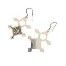 Load image into Gallery viewer, Moroccan Berber Sterling Silver Dangle Earrings: Filigree 925